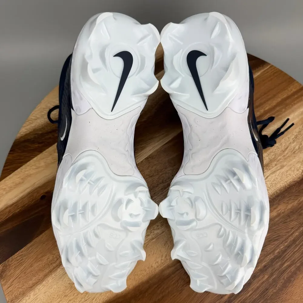 Nike Alpha Huarache Elite 4 Baseball Cleats Navy Blue FN7221-401 Men's Size 12.5 - Picture 6 of 8